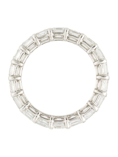 Daniella Design Platinum 5.54ctw Diamond Eternity Band Ring