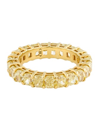 Daniella Design 18K 5.90ctw Diamond Eternity Band Ring