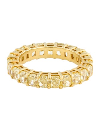 Daniella Design 18K 5.90ctw Diamond Eternity Band Ring