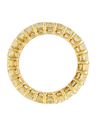 Daniella Design 18K 5.90ctw Diamond Eternity Band Ring