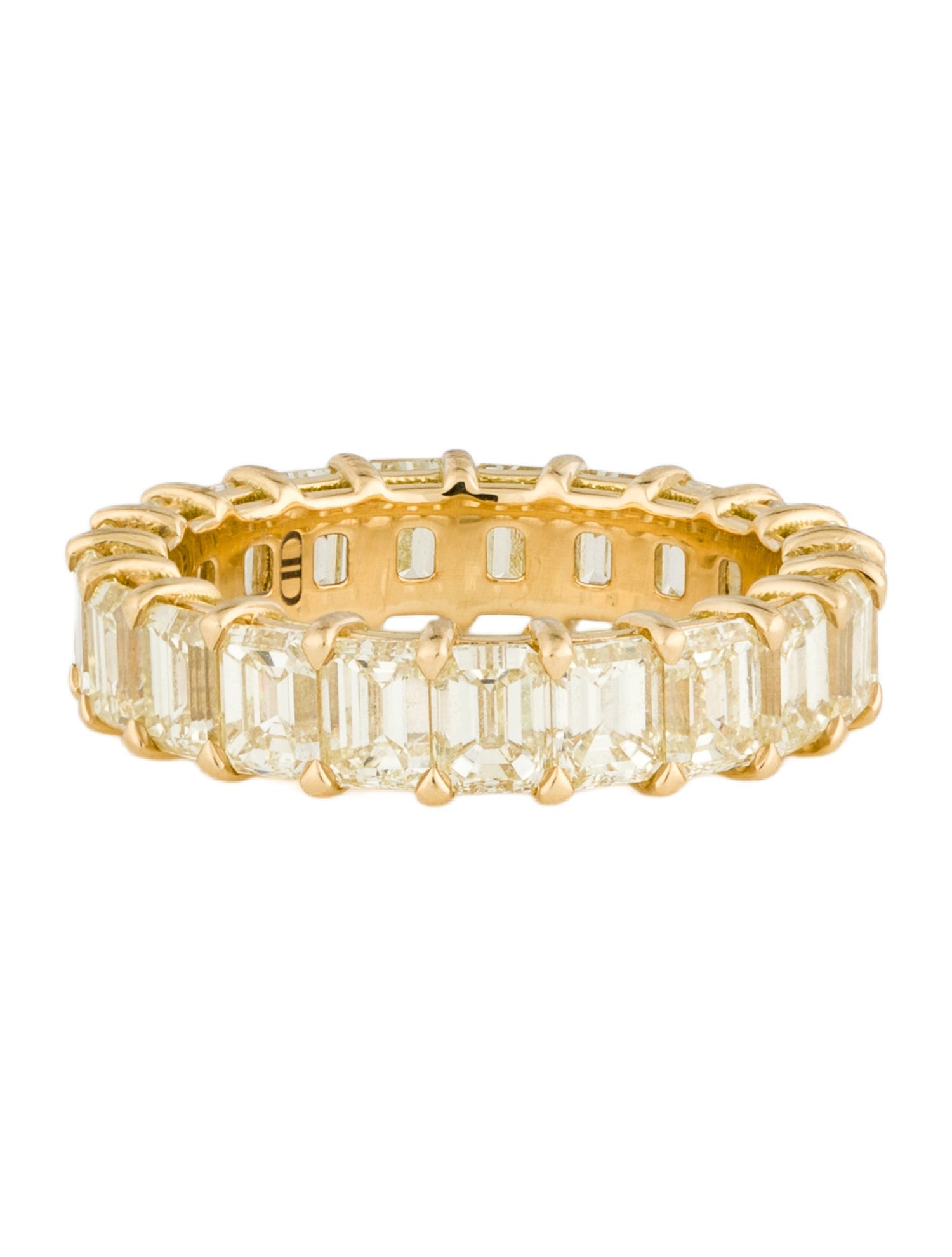 Daniella Design 18K 6.53ctw Diamond Eternity Band Ring