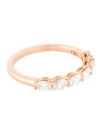 Daniella Design 18K Diamond Half Eternity Band