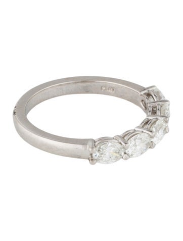 Daniella Design Band Platinum 1.03ctw Diamond 6.5