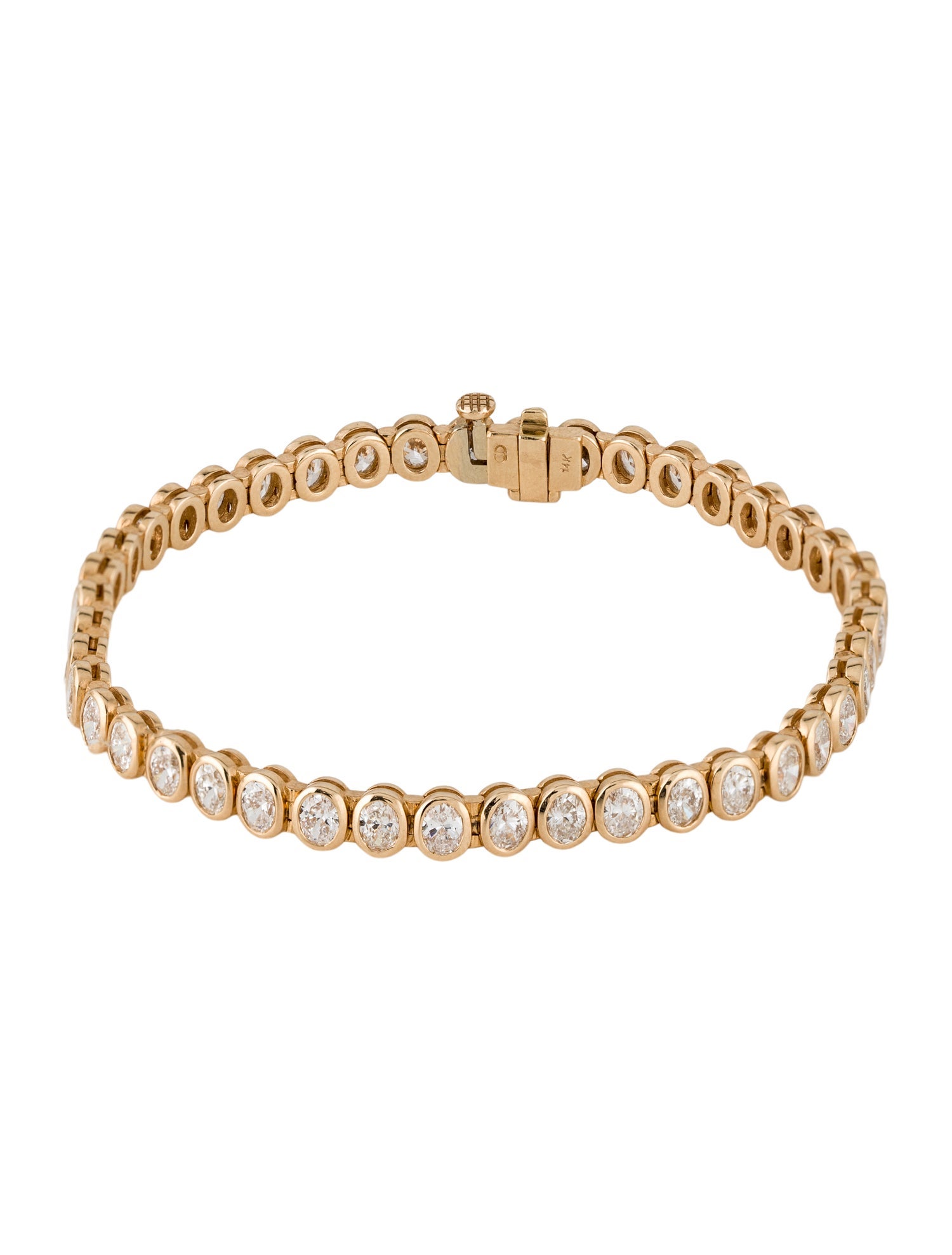 Daniella Design 14K 5.85ctw Diamond Link Bracelet