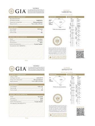 Daniella Design 18K 1.00ctw Diamond Drop Earrings