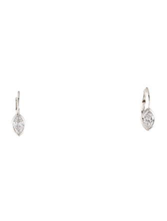 Daniella Design 18K 1.20ctw Diamond Bezel Set Earrings
