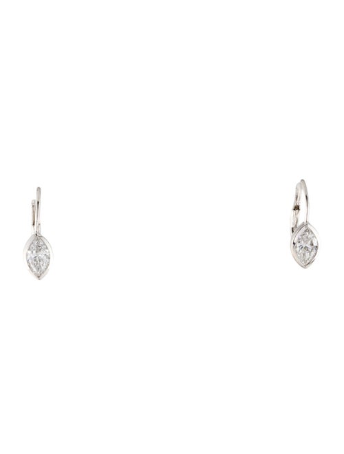 Daniella Design 18K 1.20ctw Diamond Bezel Set Earrings