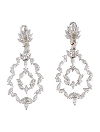Daniella Design 18K 8.17ctw Diamond Chandelier Earrings