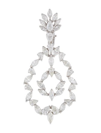 Daniella Design 18K 8.17ctw Diamond Chandelier Earrings