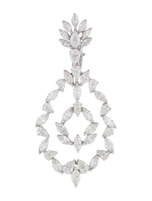 Daniella Design 18K 8.17ctw Diamond Chandelier Earrings