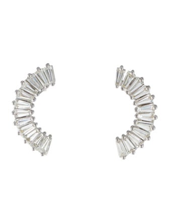 Daniella Design 14K 2.50ctw Diamond Climber Stud Earrings