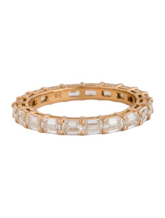 Daniella Design 18K 2.07ctw Diamond Eternity Band Ring
