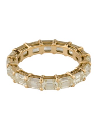 Daniella Design 18K 4.22ctw Diamond Eternity Band