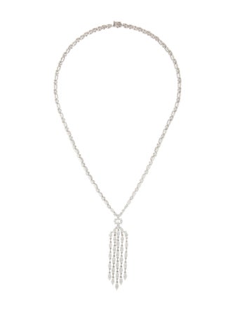 Daniella Design 18K 15.67ctw Diamond Lavalier Necklace