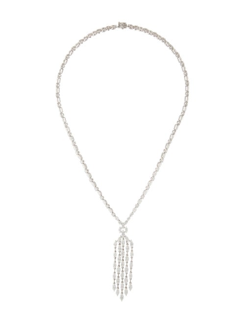 Daniella Design 18K 15.67ctw Diamond Lavalier Necklace