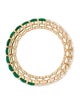 Daniella Design 18K 2.04ctw Emerald & 1.61ctw Diamond Eternity Band