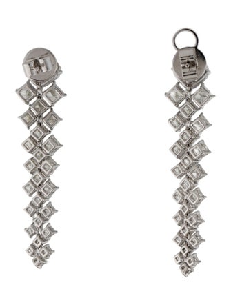 Daniella Design 18K 8.72ctw Diamond Drop Earrings