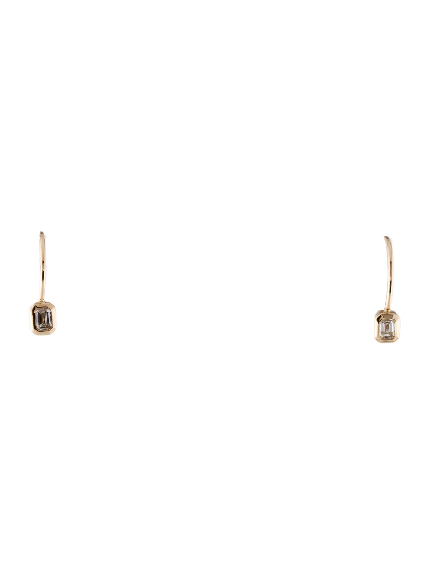 Daniella Design 14K Diamond Drop Earrings