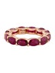 Daniella Design 18K 7.20ctw Ruby Eternity Band