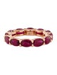Daniella Design 18K 7.20ctw Ruby Eternity Band