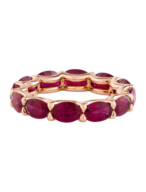 Daniella Design 18K 7.20ctw Ruby Eternity Band