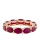 Daniella Design 18K 7.20ctw Ruby Eternity Band