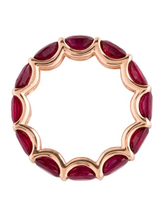 Daniella Design 18K 7.20ctw Ruby Eternity Band