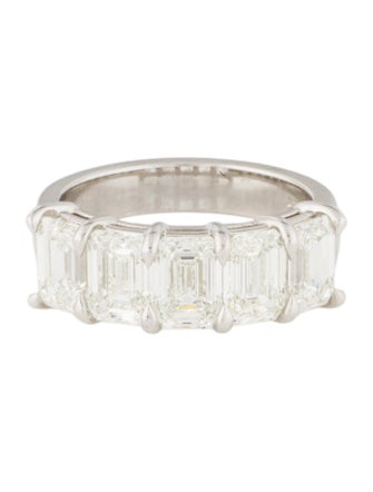 Daniella Design Platinum 4.40ctw Diamond Wedding Band