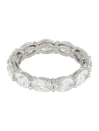 Daniella Design Platinum 4.18ctw Diamond Eternity Band