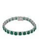Daniella Design 18K Emerald & Diamond Tennis Bracelet