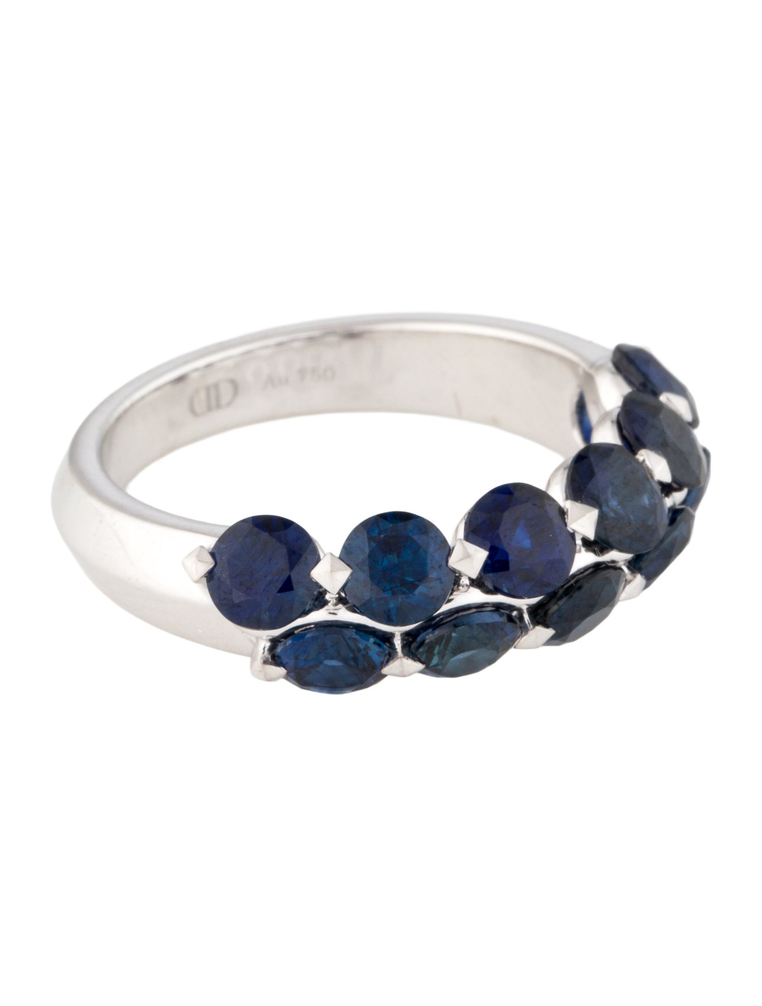 Daniella Design 18K 3.31ctw Sapphire Band