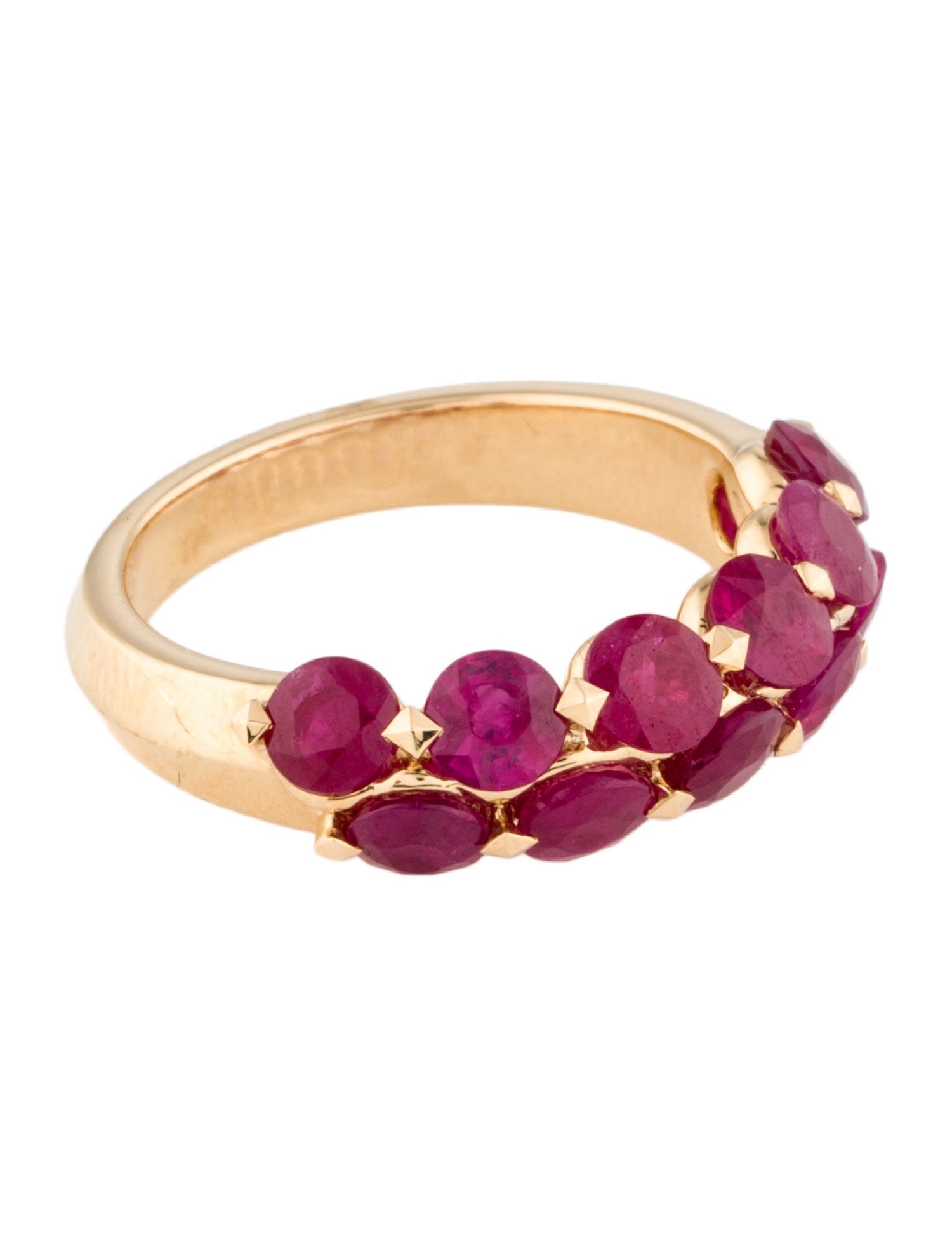 Daniella Design 18K 3.31ctw Ruby Band