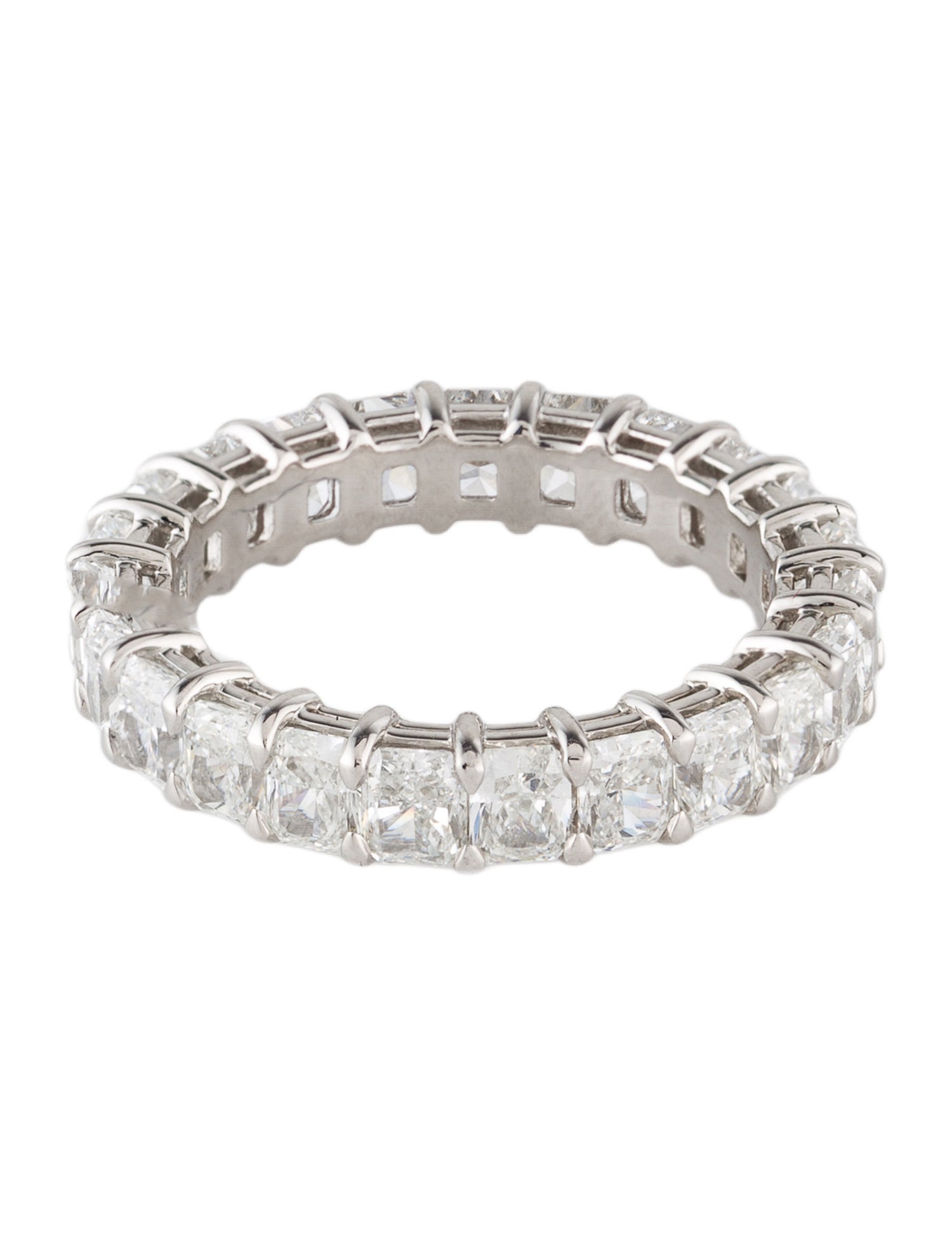 Daniella Design Platinum 4.47ctw Diamond Eternity Ring