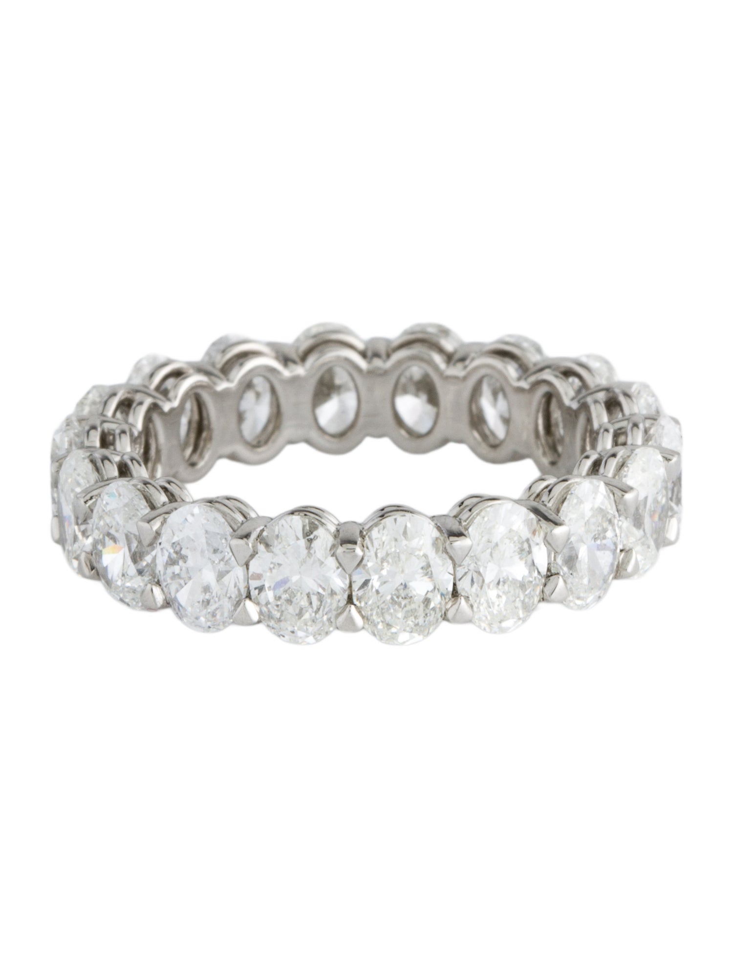 Daniella Design Platinum 5.09ctw Diamond Eternity Band