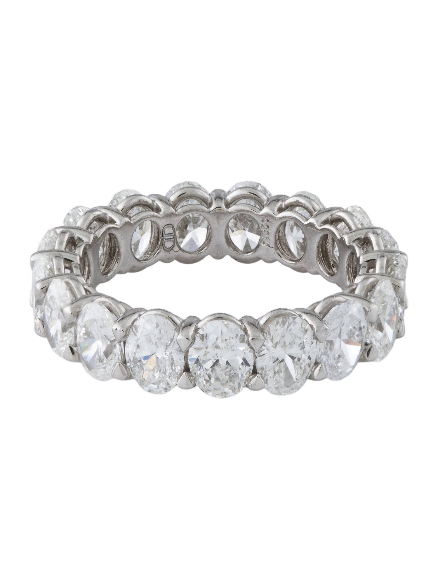 Daniella Design Platinum 5.08ctw Diamond Eternity Band