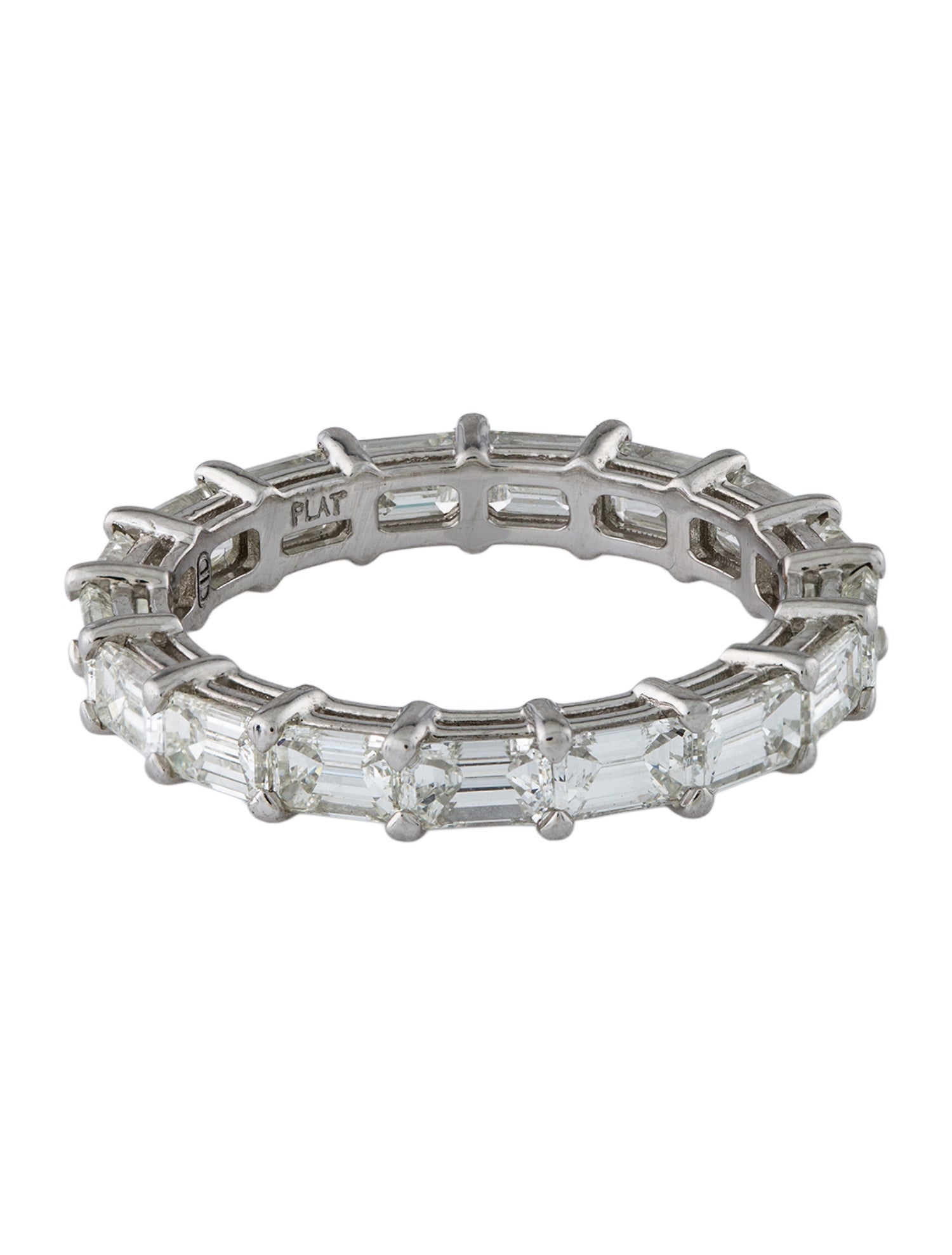 Daniella Design Platinum 3.06ctw Diamond Eternity Ring