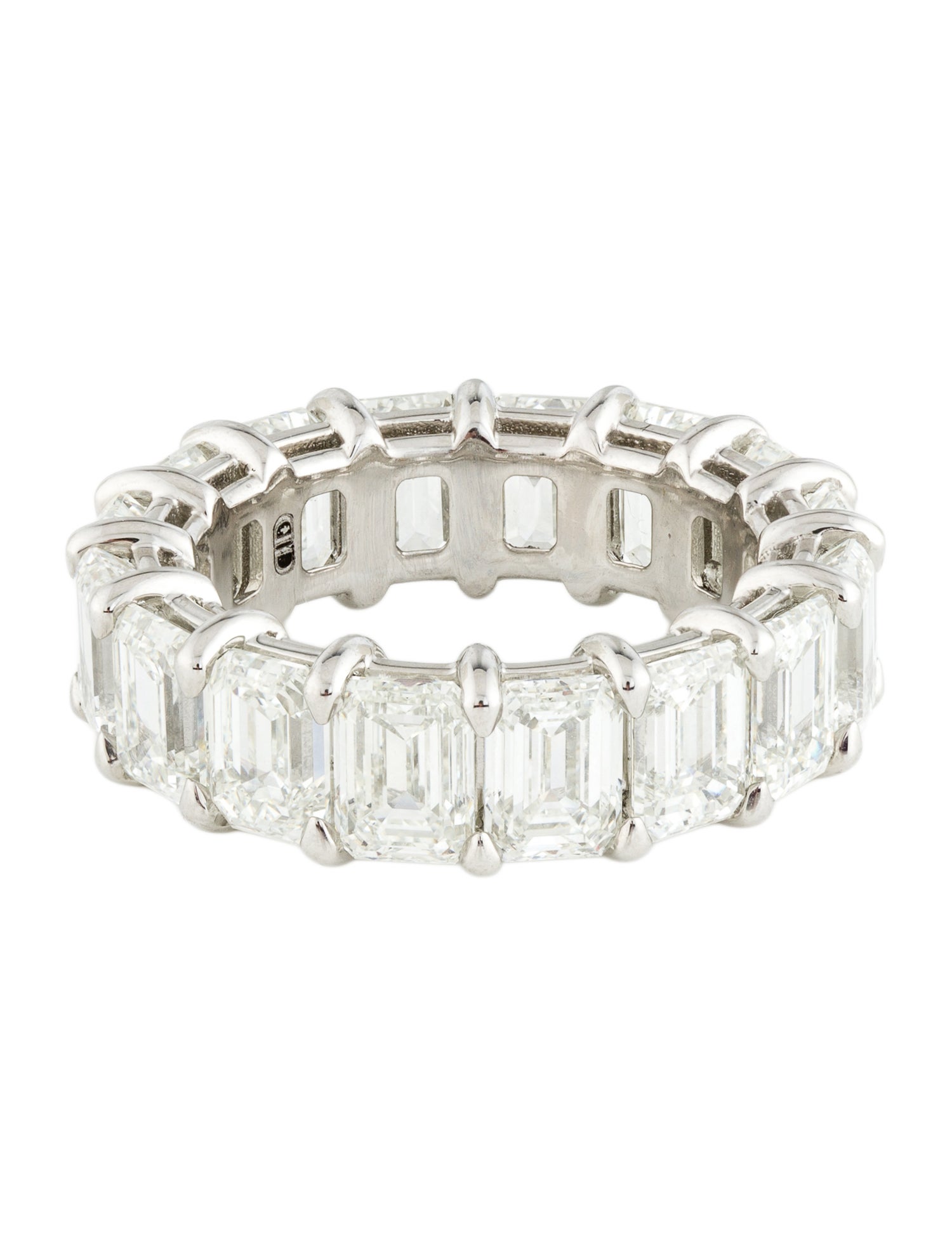 Daniella Design Platinum 10.80ctw Diamond Eternity Band