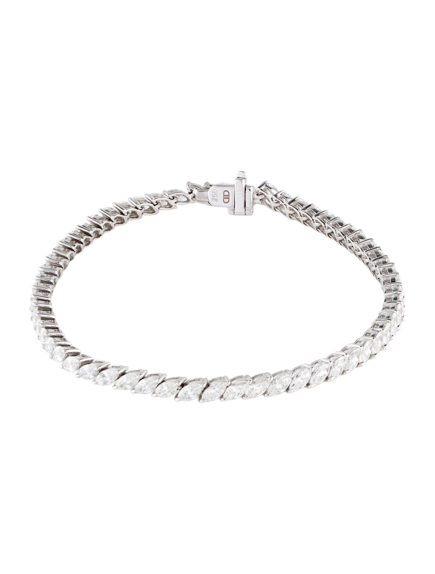 Daniella Design 18K 4.78ctw Diamond Link Bracelet