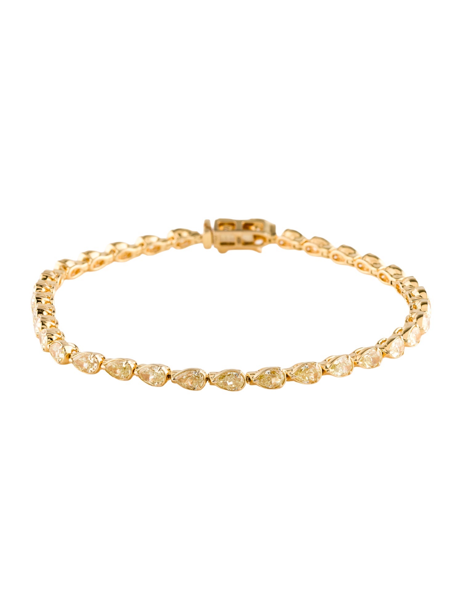Daniella Design 18K 4.94ctw Diamond Link Bracelet