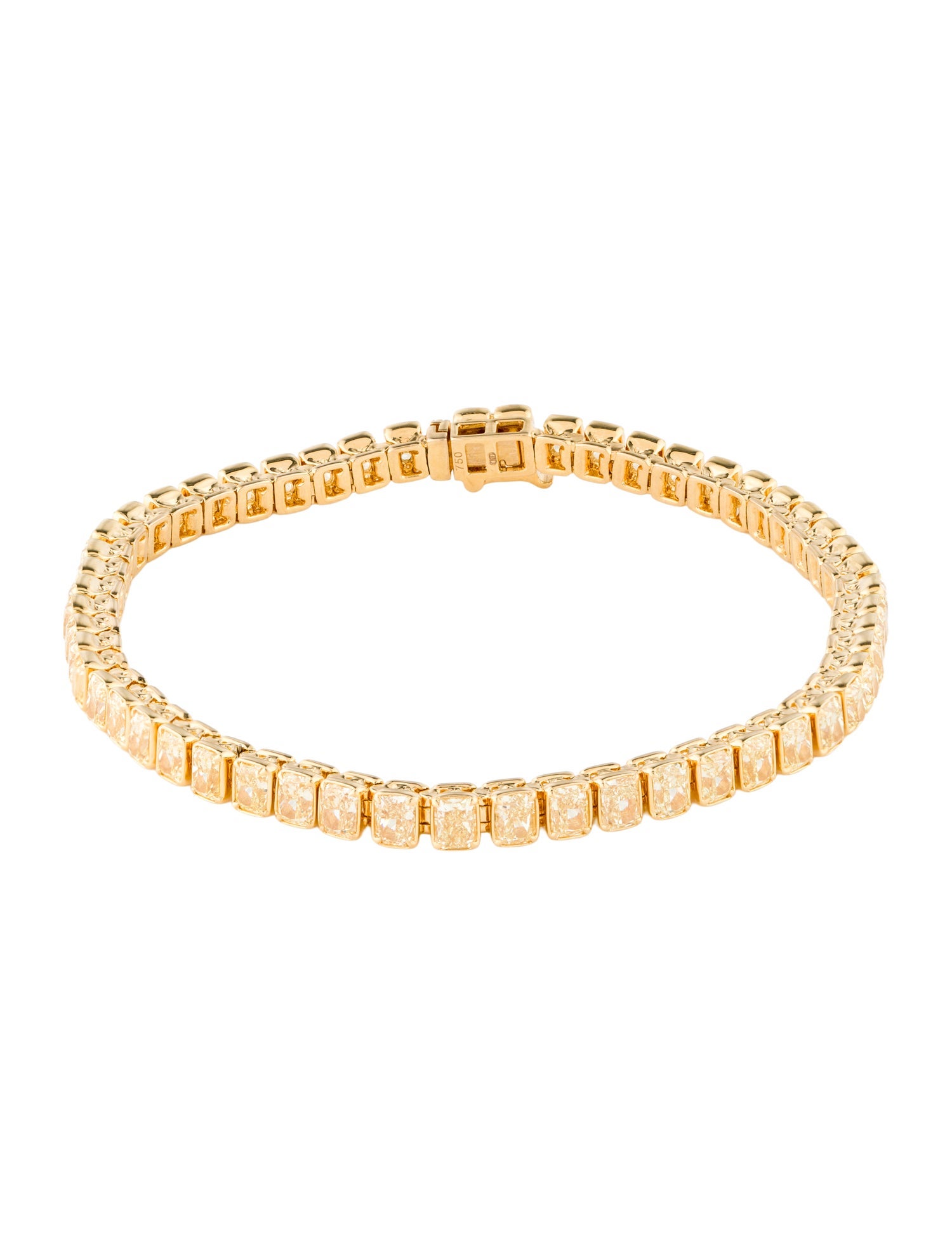 Daniella Design 18K 9.64ctw Diamond Link Bracelet
