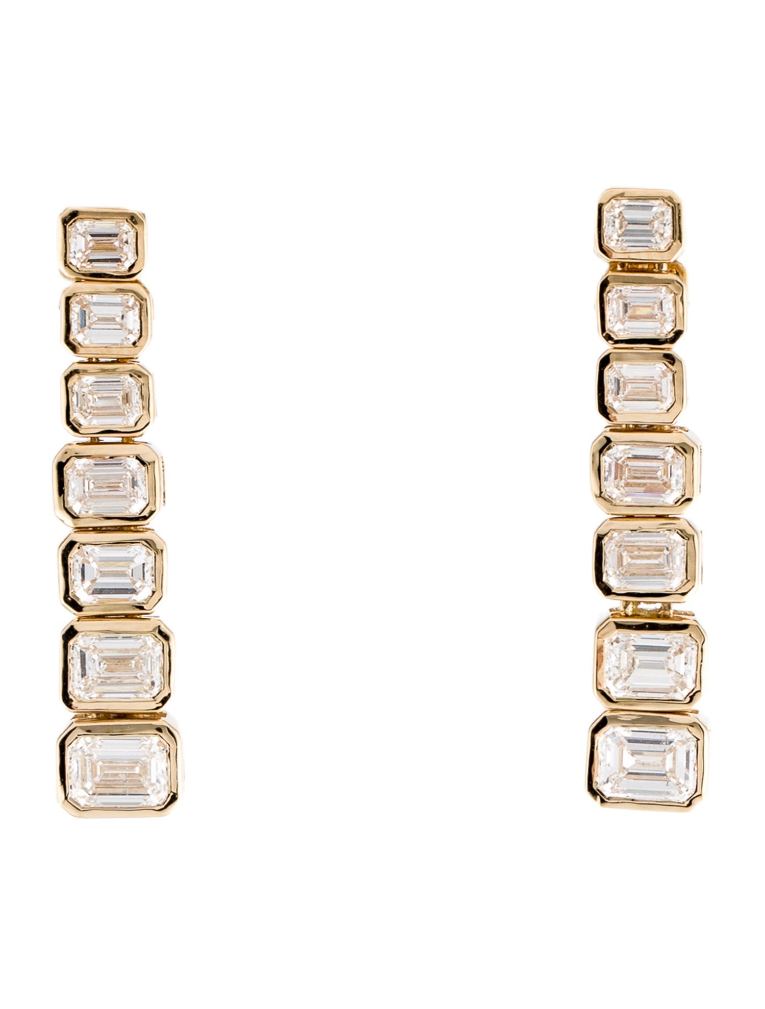 Daniella Design 18K 2.44ctw Diamond Drop Earrings