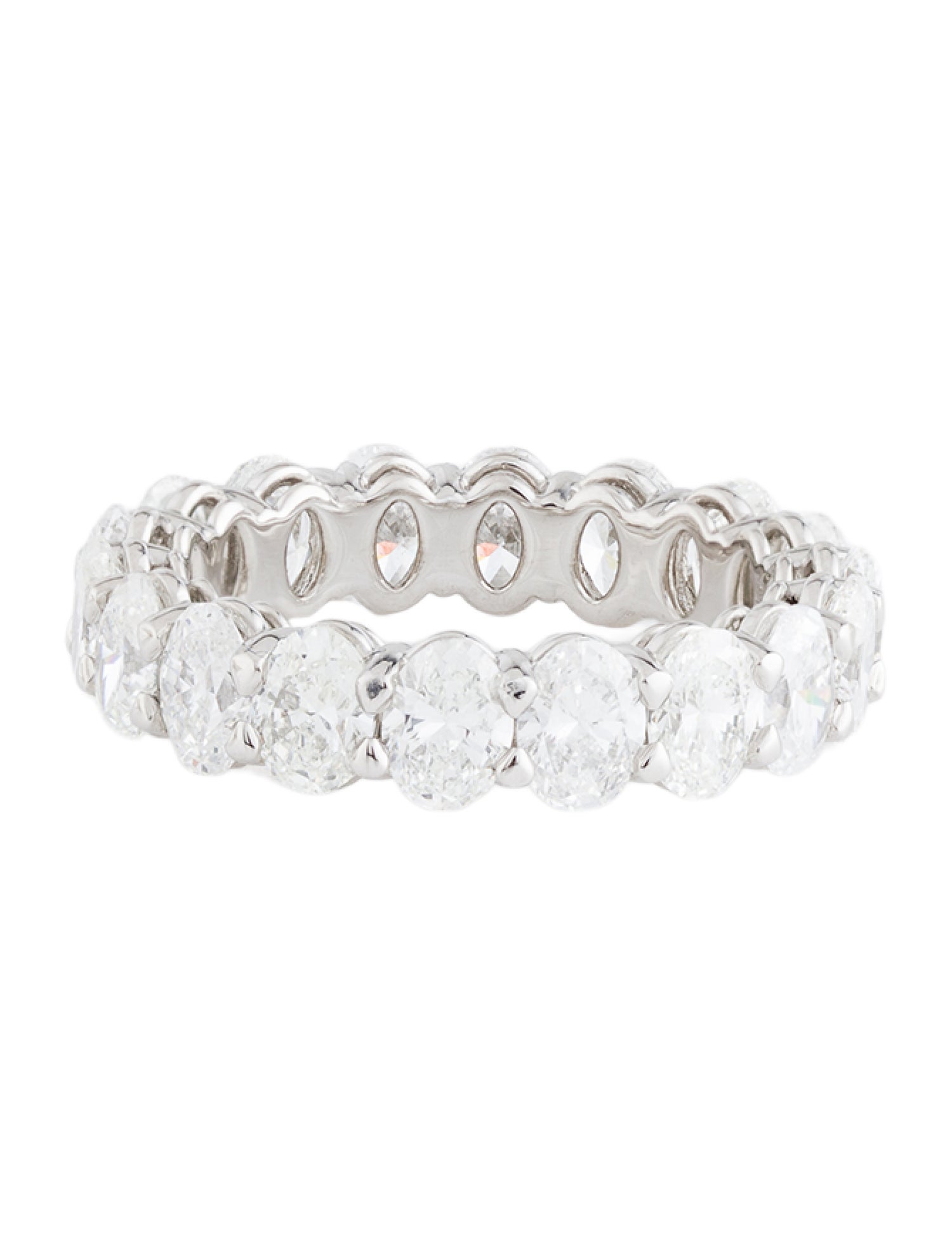 Daniella Design Platinum 4.27ctw Eternity Band w/ Tags