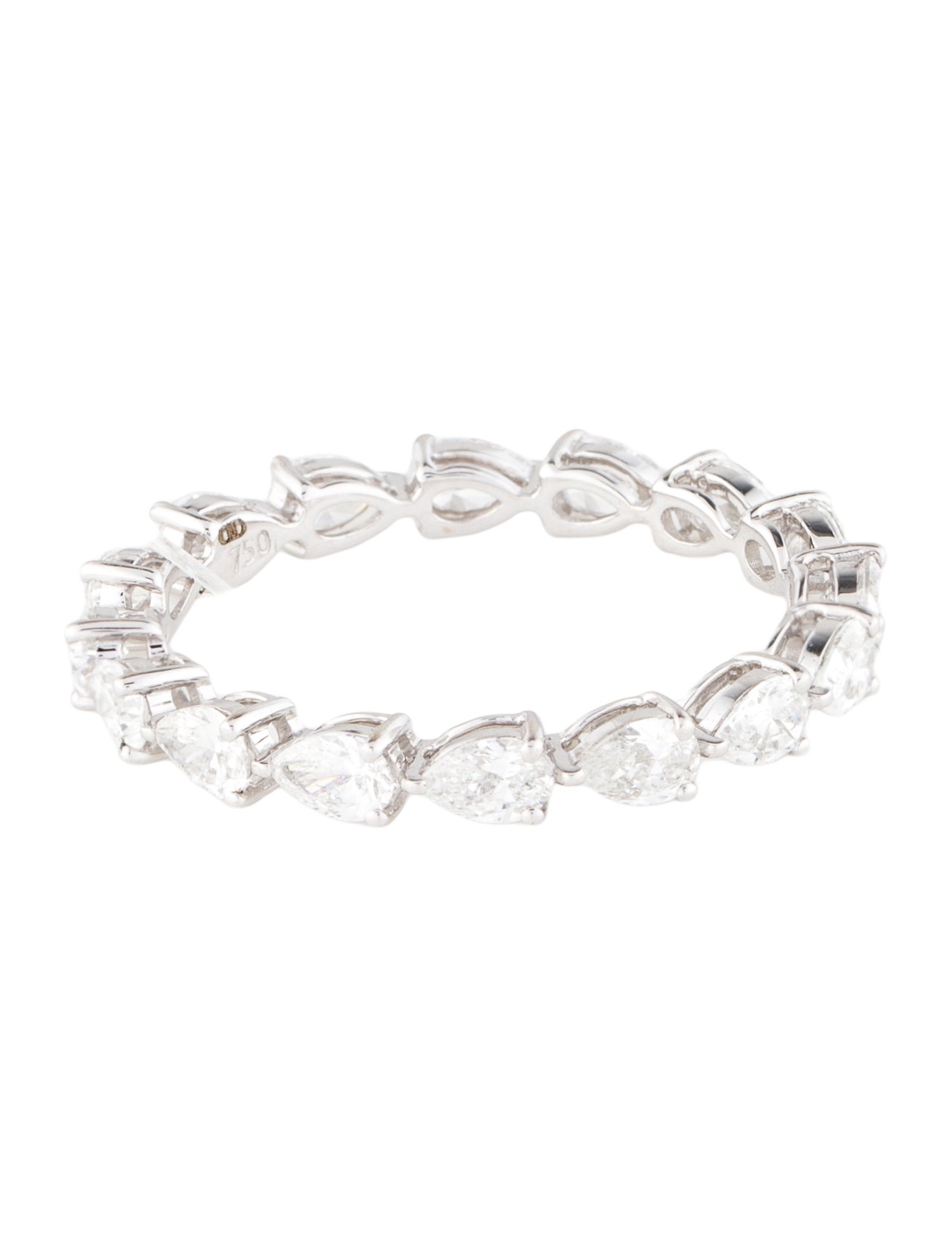 Daniella Design 18K 1.40ctw Diamond Eternity Band Ring