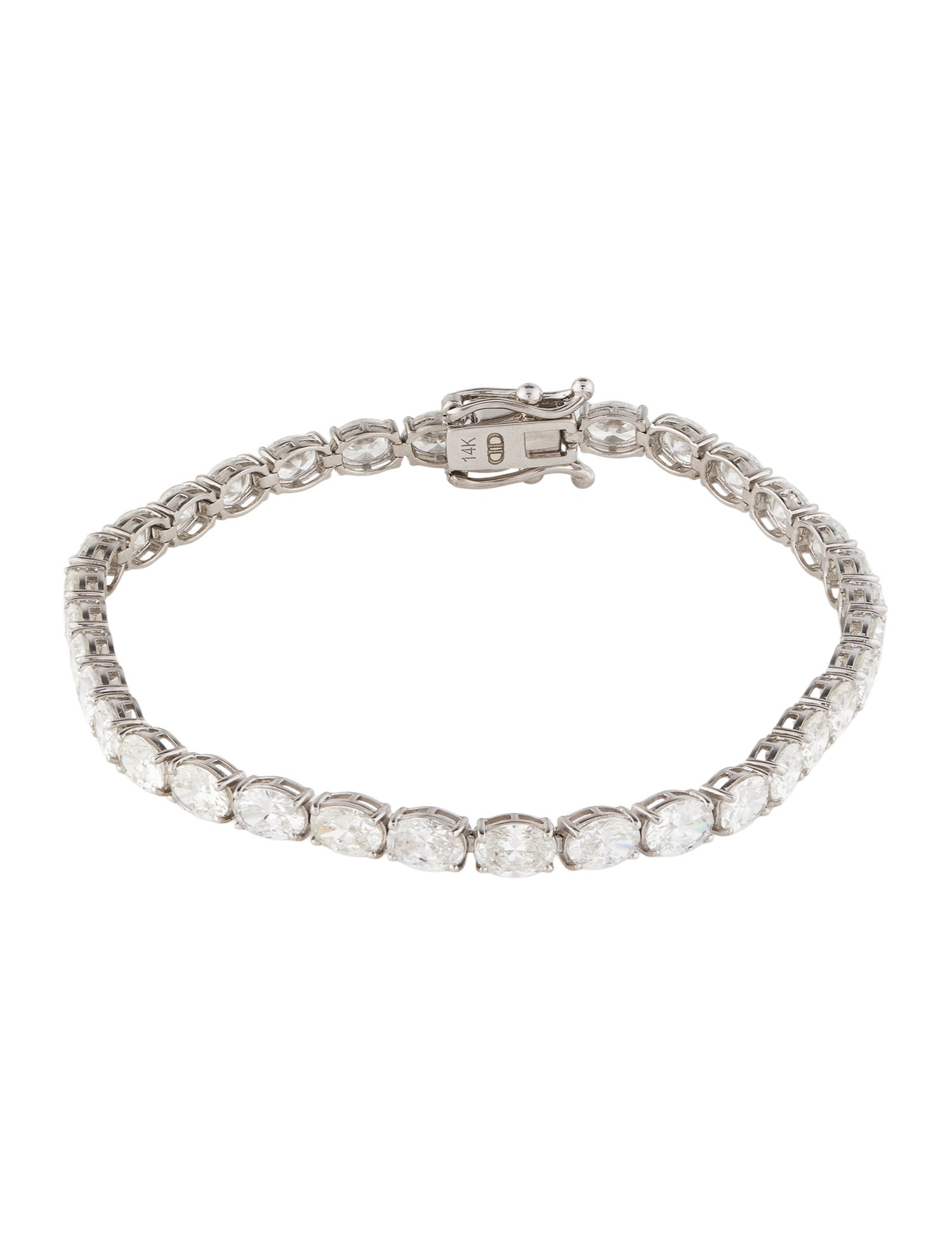Daniella Design 14K 8.32ctw Diamond Tennis Bracelet