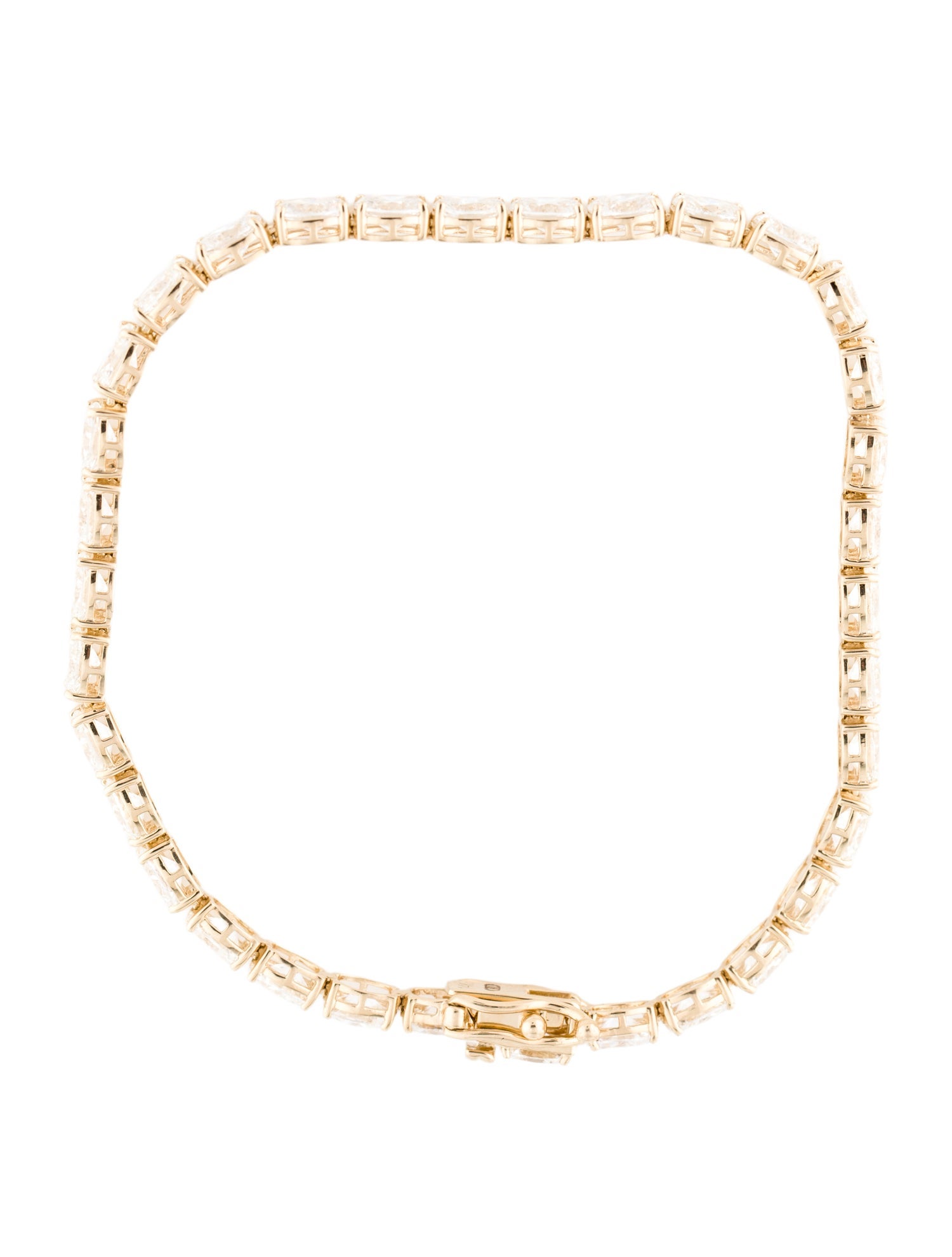 Daniella Design 14K 8.45ctw Diamond Link Bracelet