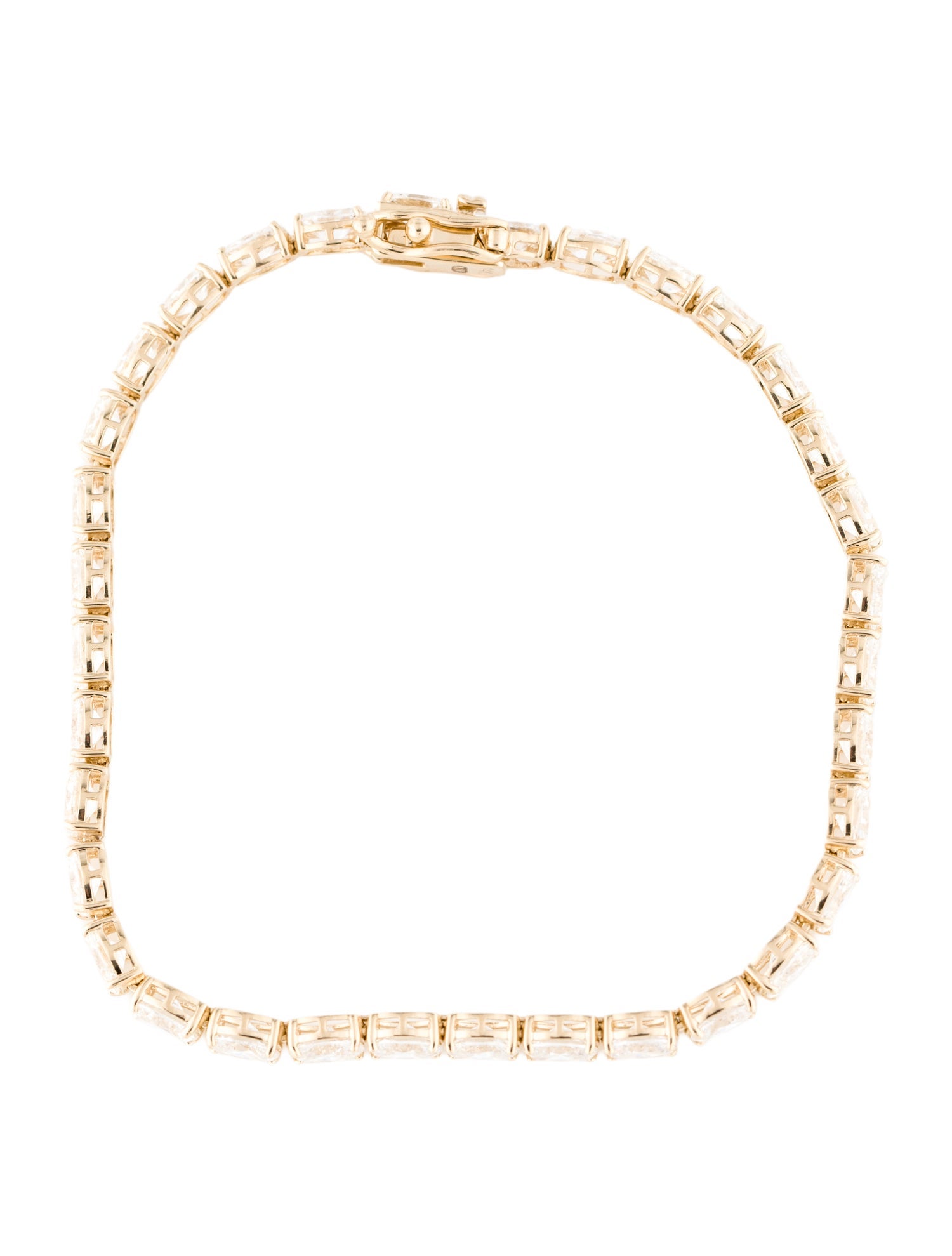 Daniella Design 14K 8.45ctw Diamond Link Bracelet