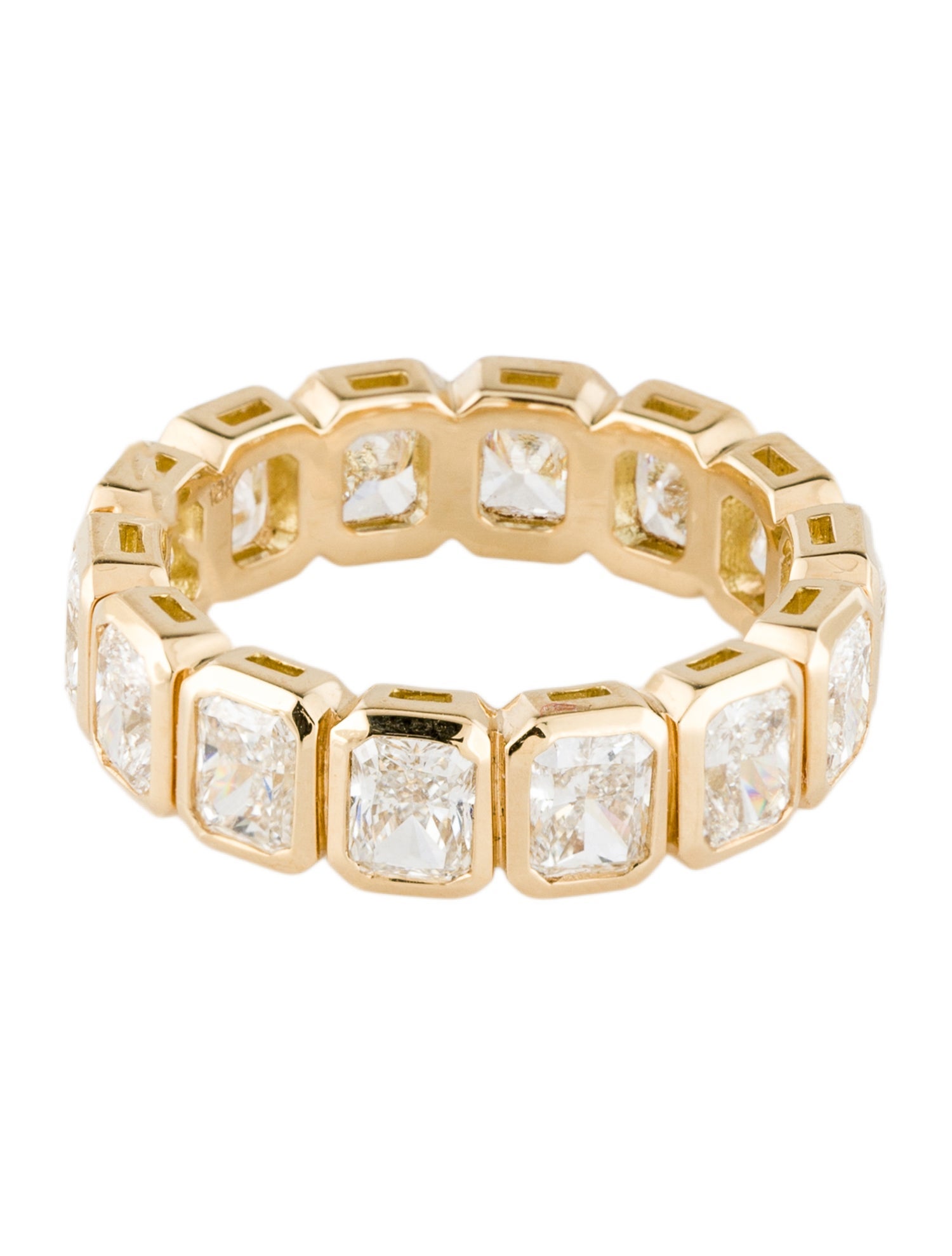 Daniella Design 18K 4.76ctw Diamond Eternity Band Ring