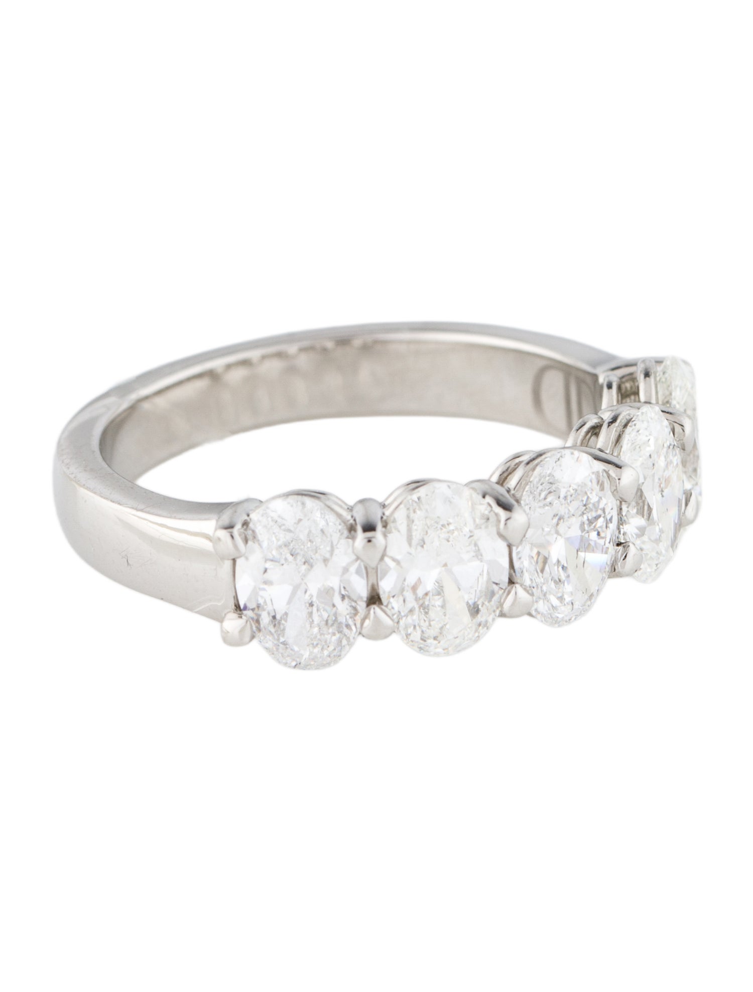 Daniella Design Platinum 2.53ctw Diamond Partway Band