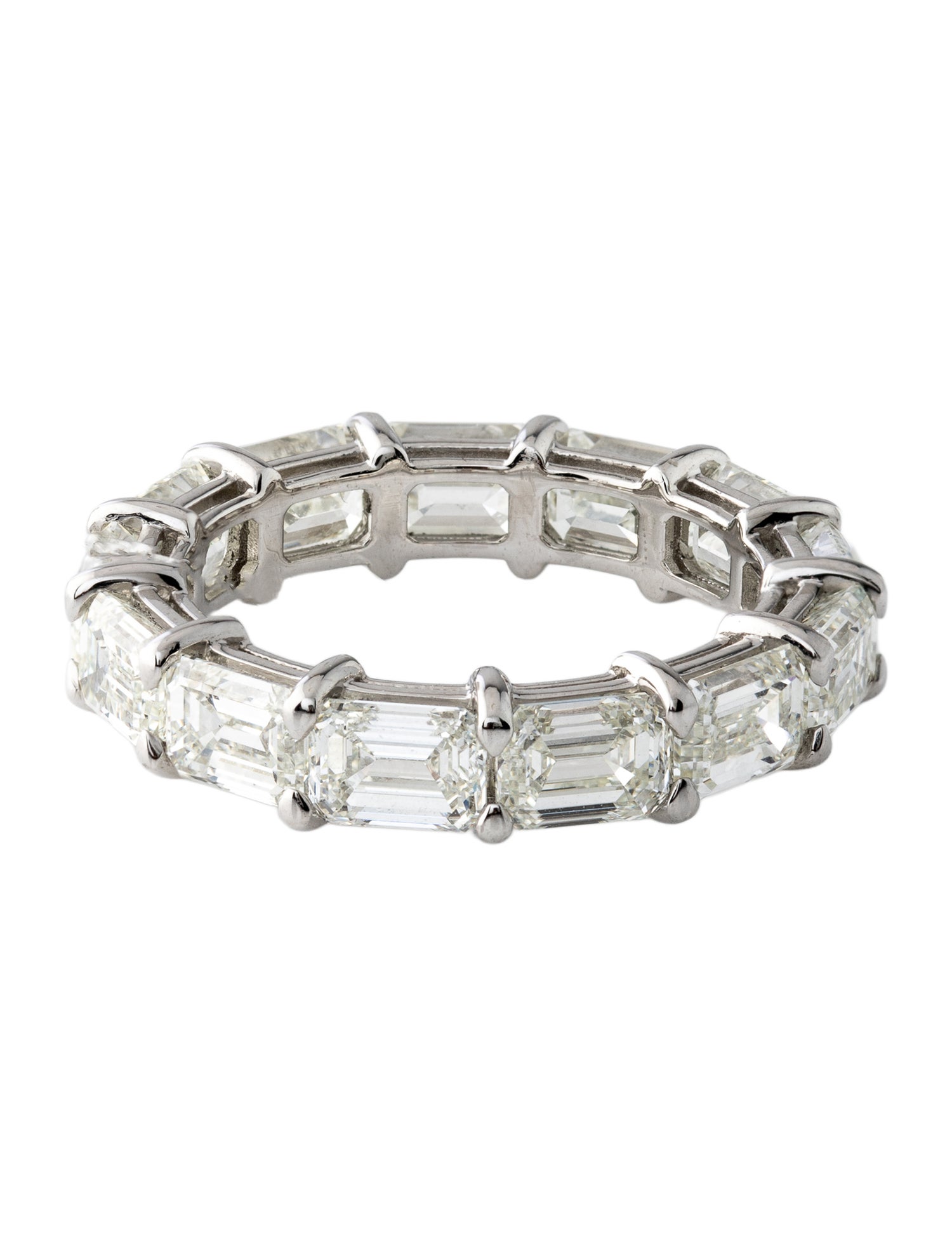 Daniella Design Platinum 6.51ctw Diamond Eternity Band
