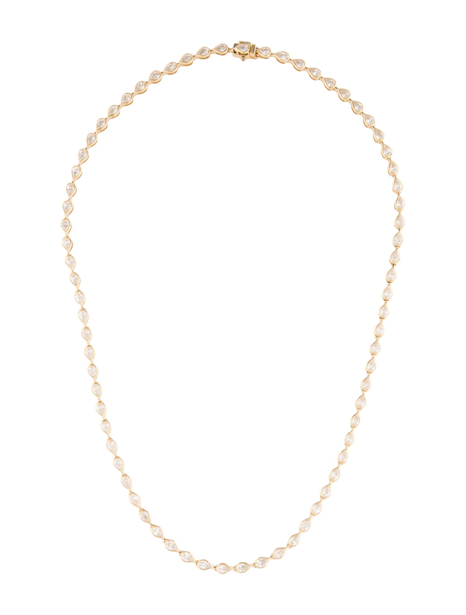 Daniella Design 18K 6.97ctw Diamond Link Necklace